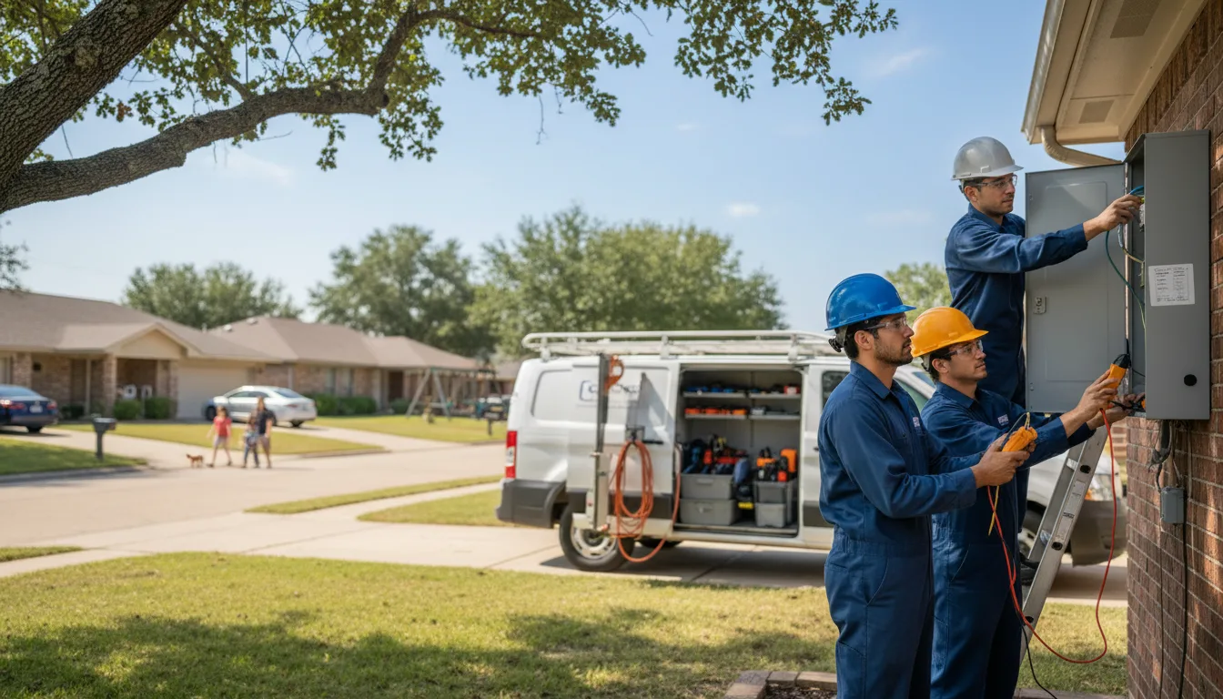 Certified electrician providing emergency electrical services in Crossville, IL